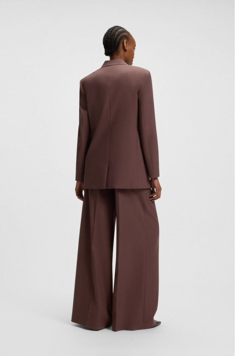 Жакет костюмный Relaxed Fit для женщин (482126), цвет Коричневый - №4