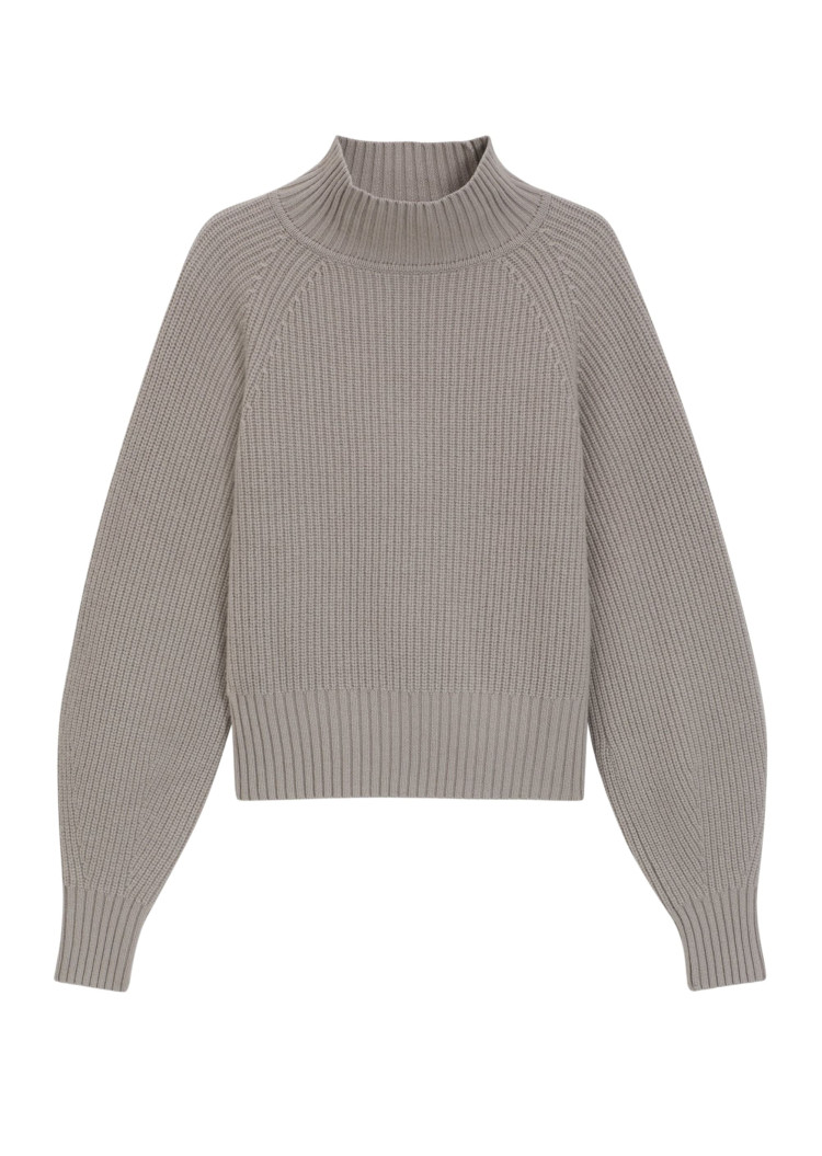 Джемпер Slim Fit для жінок (482146), колір Бежевий - №1