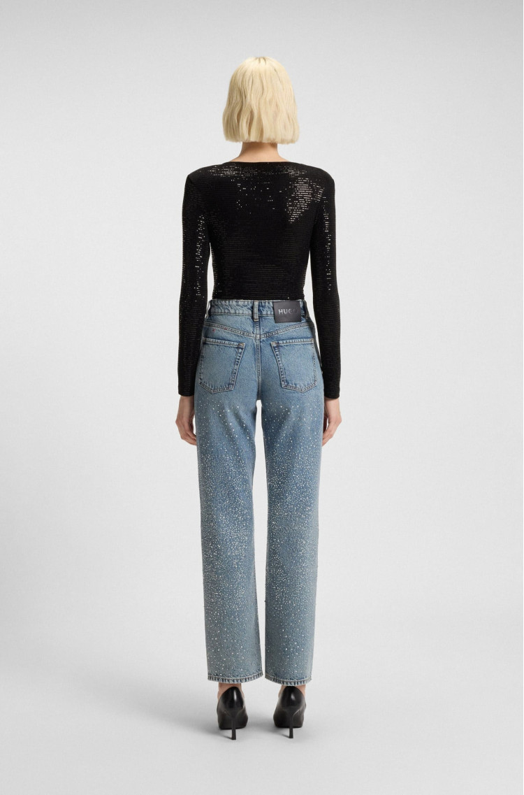 Боди Slim Fit для женщин (482149), цвет Черный - №4
