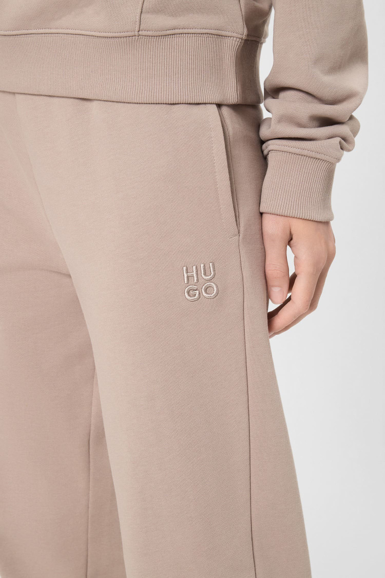 Брюки джерси Regular Fit Высокая для женщин (482150), цвет Бежевый - №5