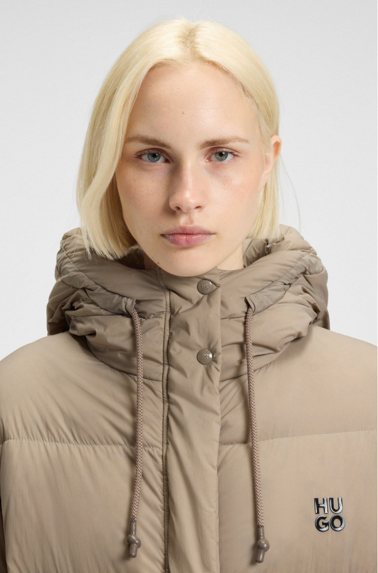 Пуховик Regular Fit для женщин (482153), цвет Бежевый - №6