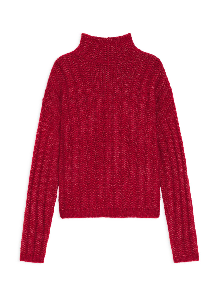 Джемпер Regular Fit для женщин (482198), цвет Бордовый - №1
