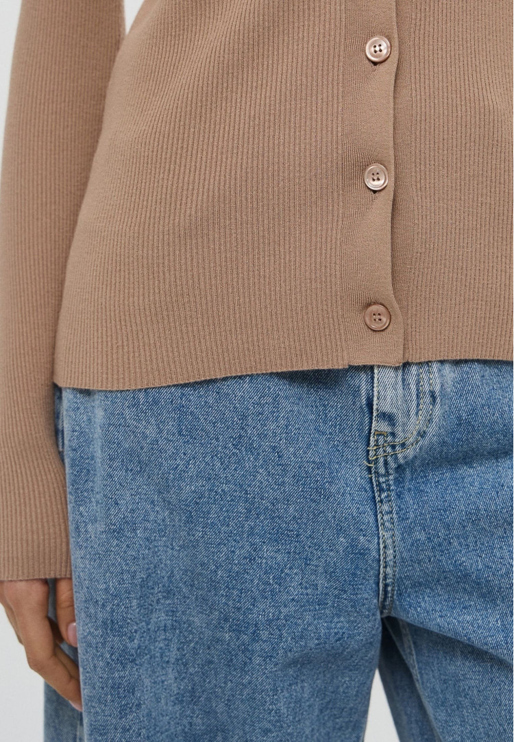 Кофта Slim Fit для жінок (482380), колір Коричневий - №6