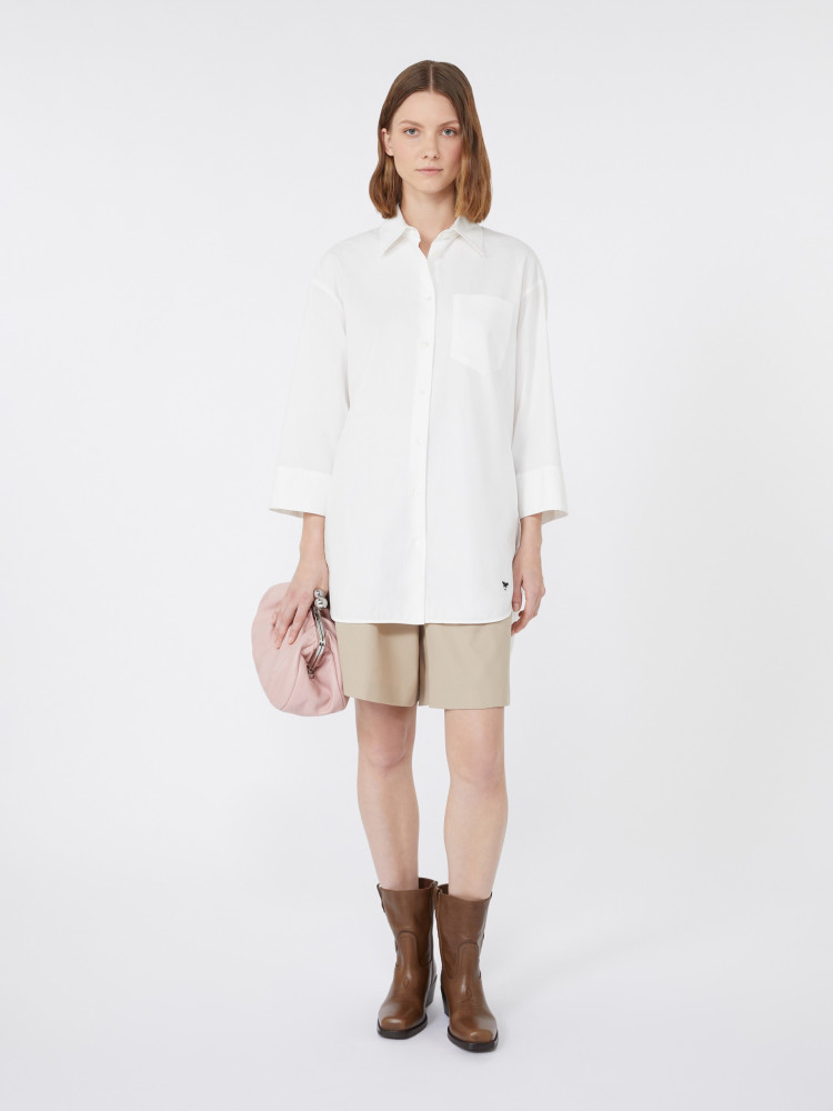 Сорочка з довгим рукавом Relaxed Fit для жінок (482382), колір Білий - №3