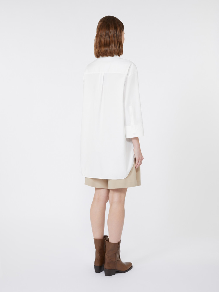 Сорочка з довгим рукавом Relaxed Fit для жінок (482382), колір Білий - №4