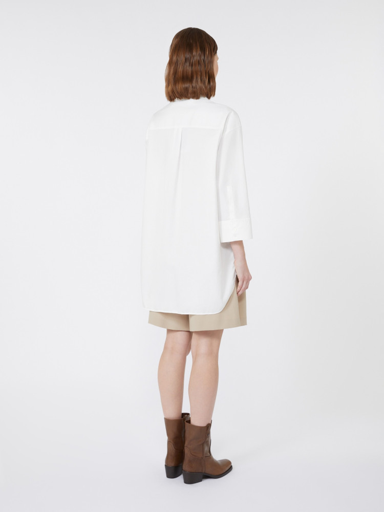 Рубашка с длинным рукавом Relaxed Fit для женщин (482382), цвет Белый - №4