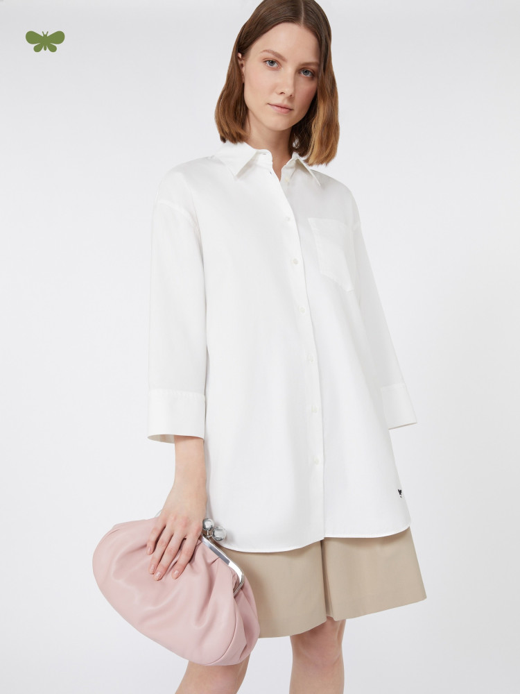 Рубашка с длинным рукавом Relaxed Fit для женщин (482382), цвет Белый - №5