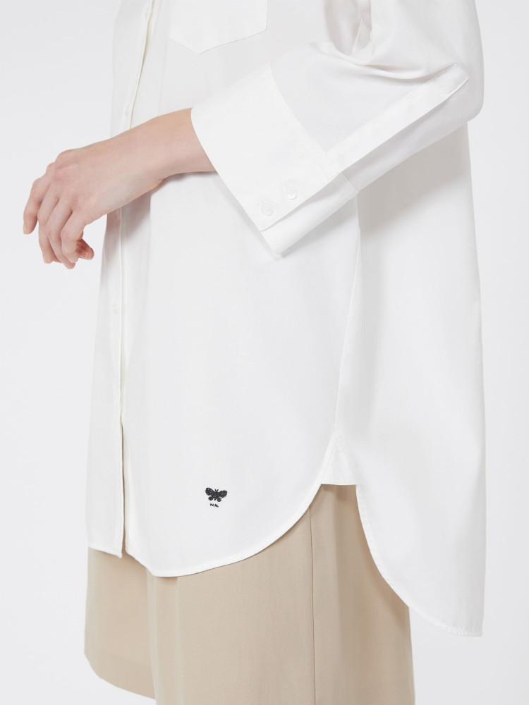 Рубашка с длинным рукавом Relaxed Fit для женщин (482382), цвет Белый - №6