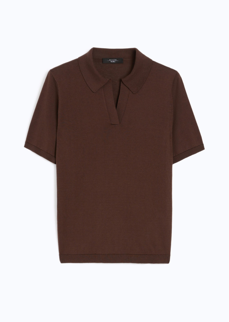 Поло Regular Fit для женщин (482383), цвет Коричневый - №1