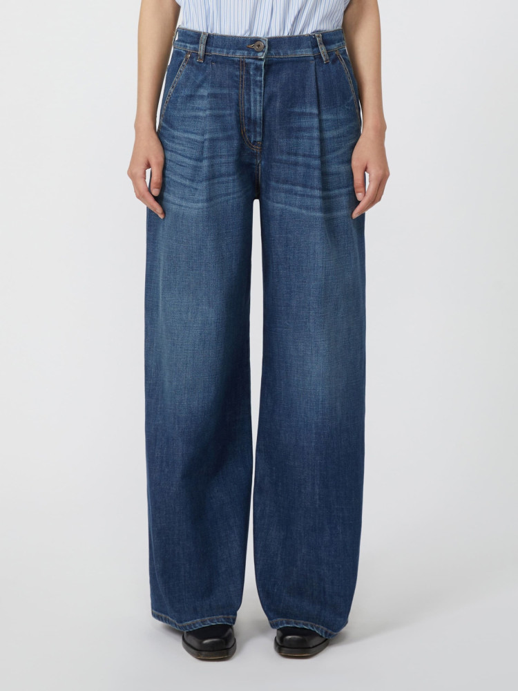 Джинси Relaxed Relaxed Fit Висока для жінок (482387), колір Синій - №2