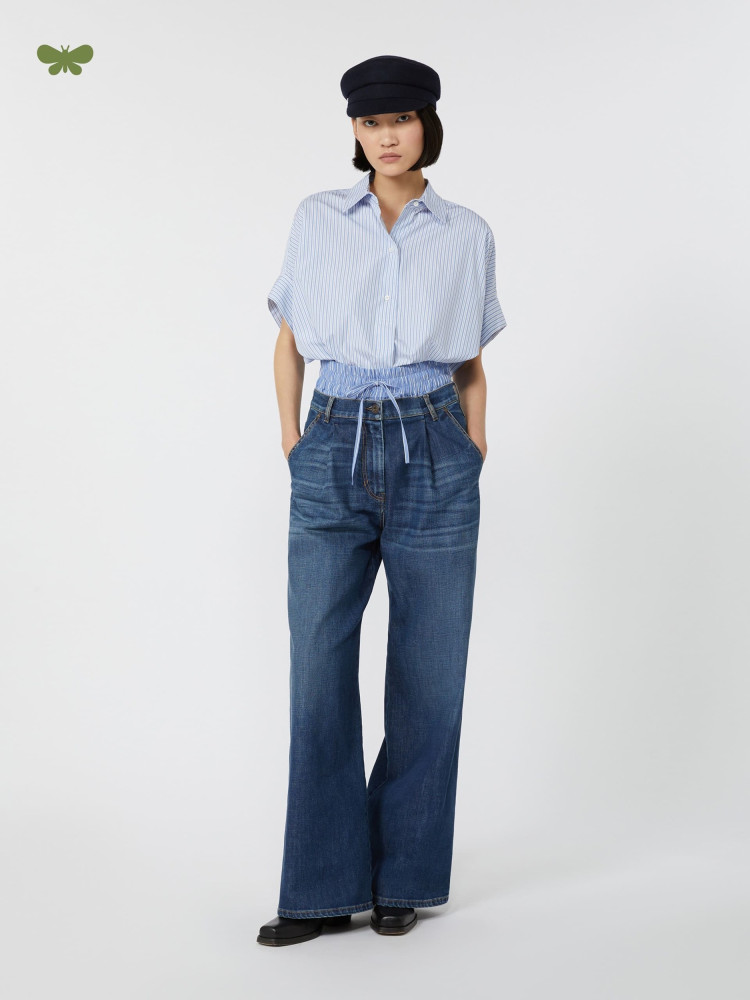 Джинси Relaxed Relaxed Fit Висока для жінок (482387), колір Синій - №3