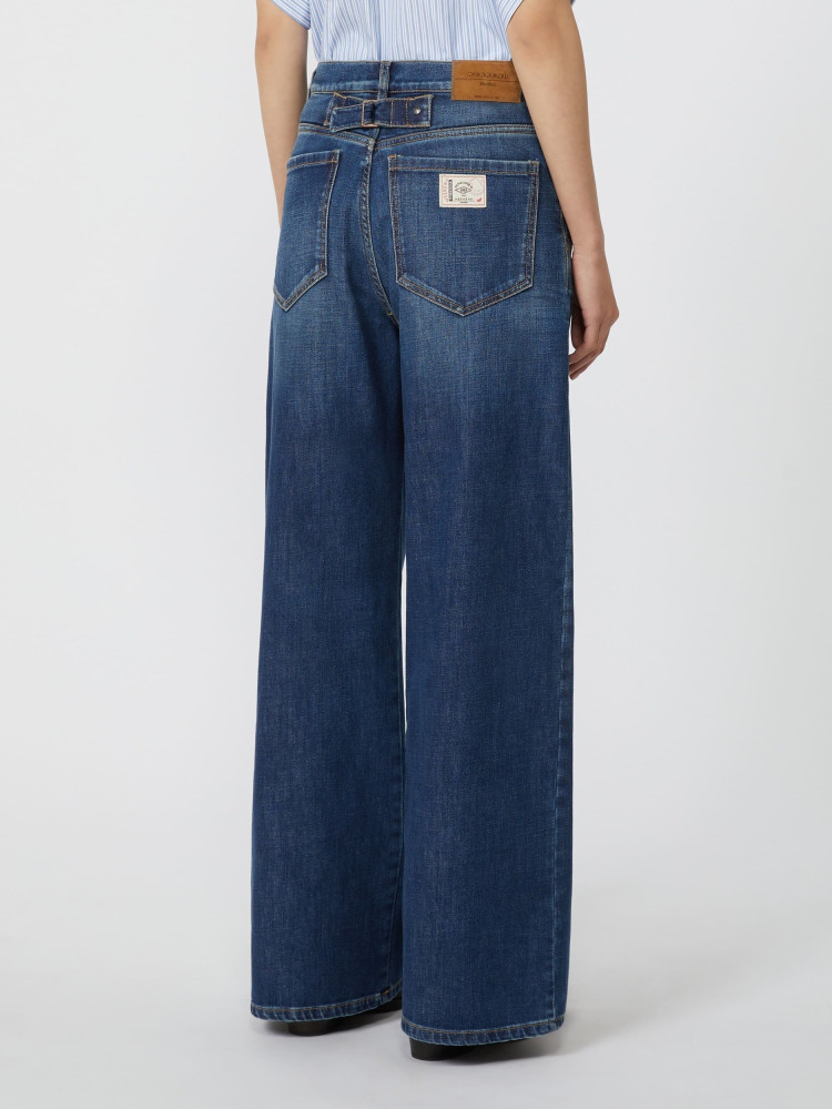 Джинси Relaxed Relaxed Fit Висока для жінок (482387), колір Синій - №4