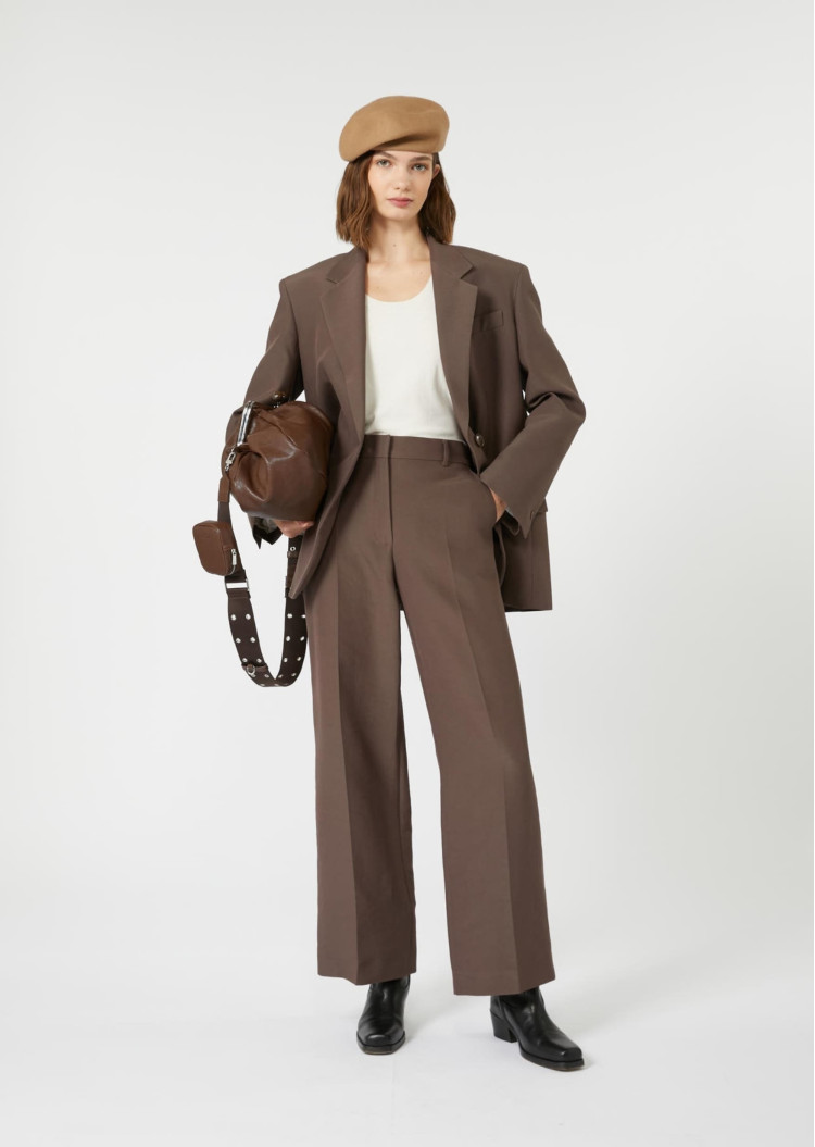 Жакет костюмний Regular Fit для жінок (482398), колір Коричневий - №3