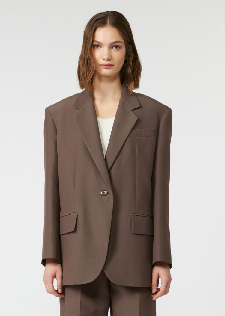 Жакет Regular Fit для жінок (482398), колір Коричневий - №4