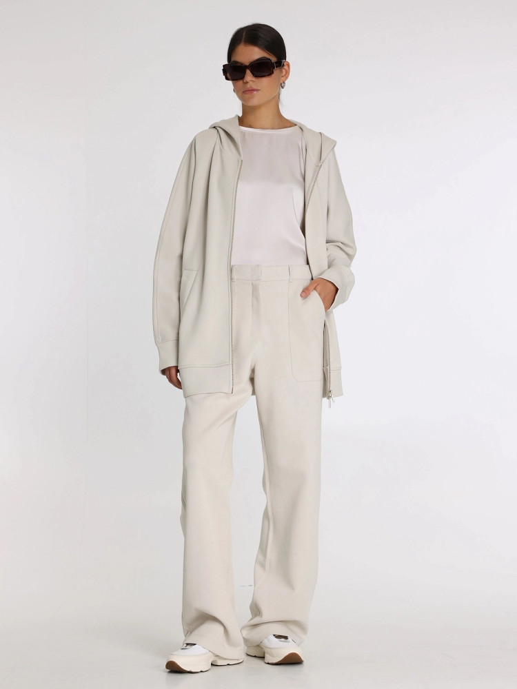 Брюки джерси Regular Fit Средняя для женщин (482420), цвет Бежевый - №3