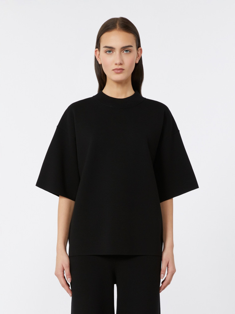Футболка трикотажная Regular Fit для женщин (482435), цвет Черный - №2