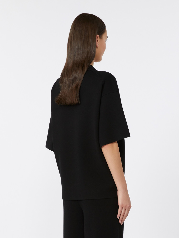 Футболка трикотажная Regular Fit для женщин (482435), цвет Черный - №4