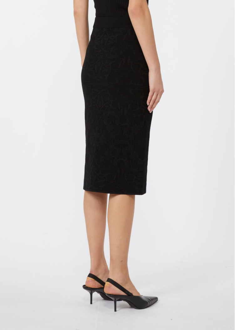 Юбка миди Regular Fit для женщин (482438), цвет Черный - №3