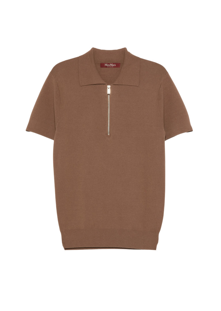 Поло Regular Fit для женщин (482439), цвет Коричневый - №1