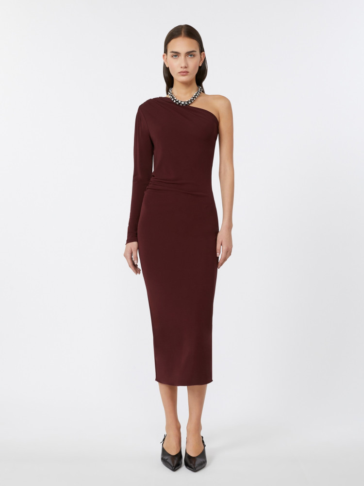 Сукні максі Extra Slim Fit для жінок (482441), колір Бордовий - №2