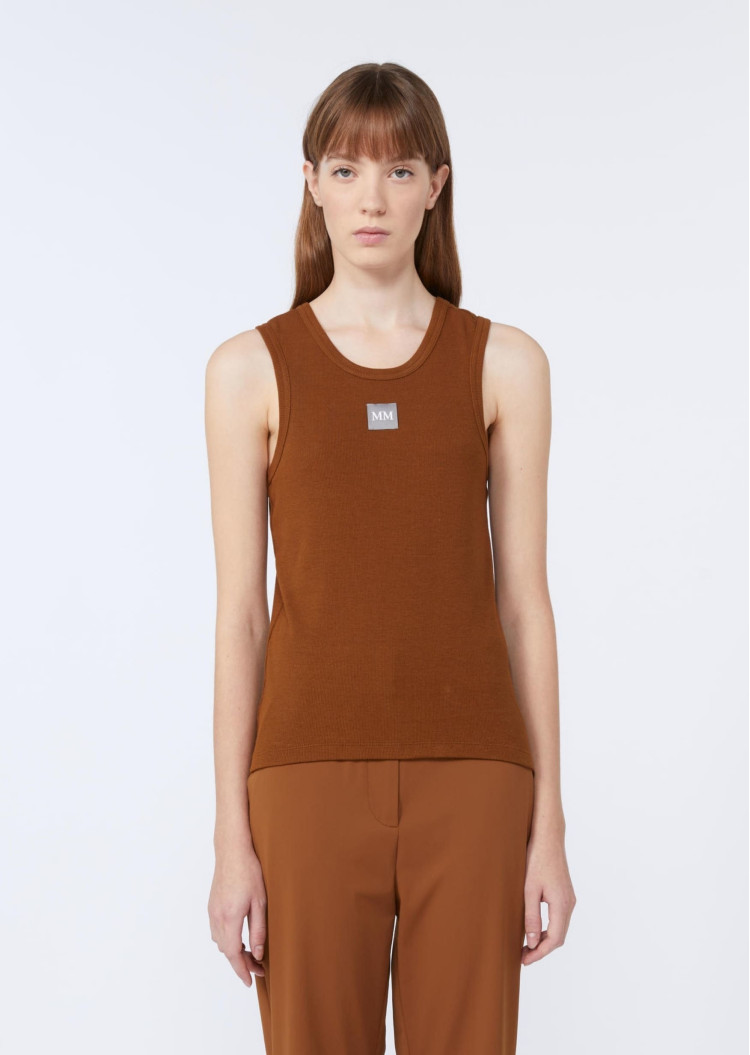 Майка Slim Fit для жінок (482451), колір Коричневий - №2