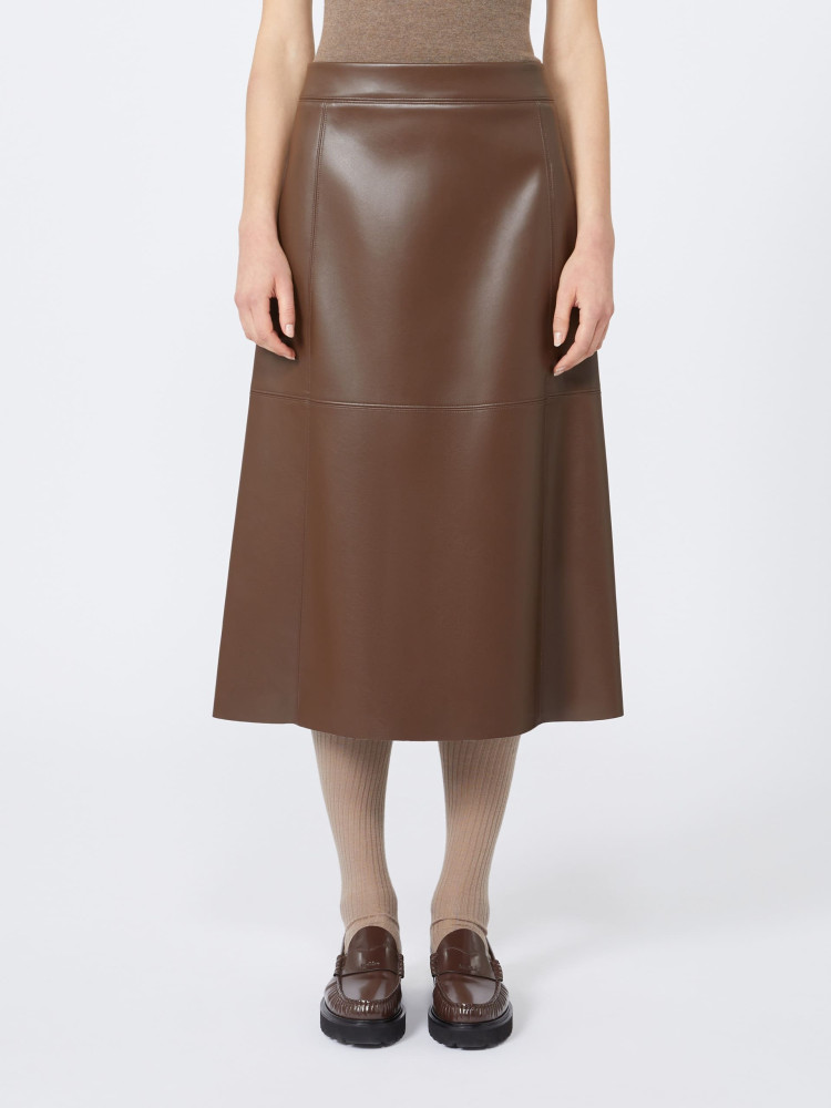 Спідниця міді Regular Fit для жінок (482463), колір Коричневий - №2