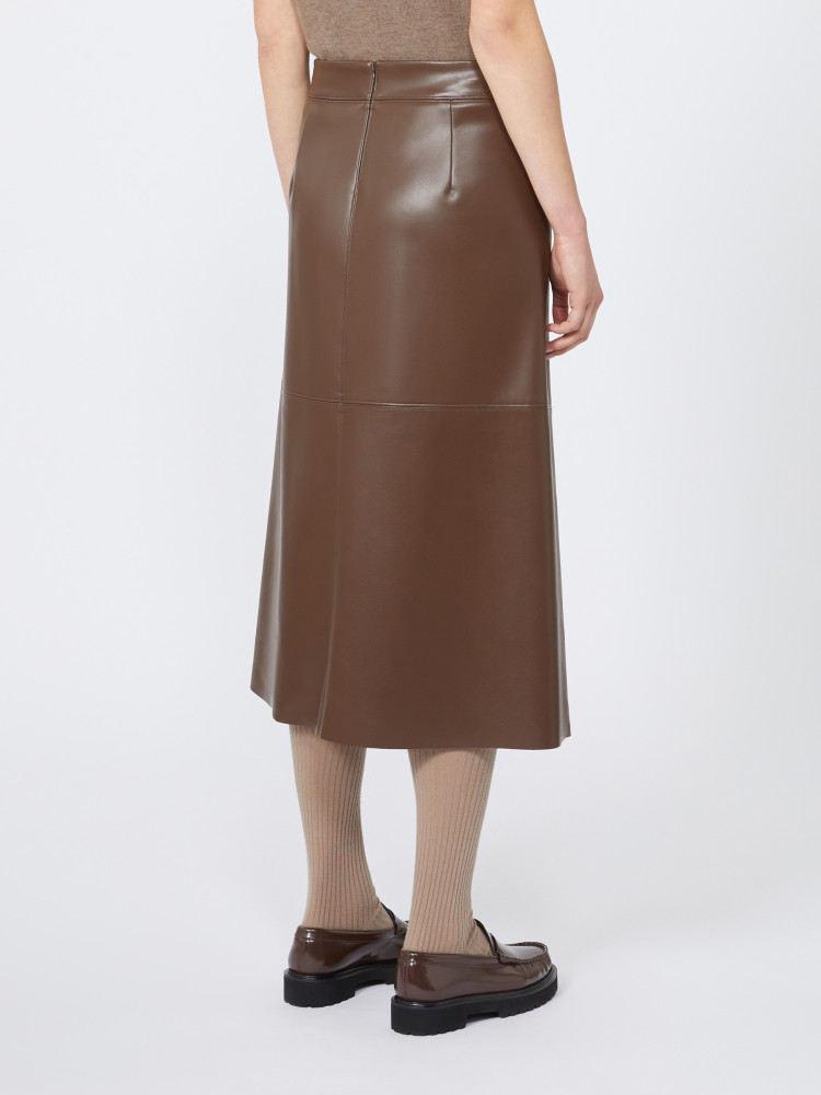 Спідниця міді Regular Fit для жінок (482463), колір Коричневий - №4
