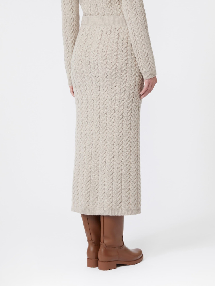 Спідниця максі Slim Fit для жінок (482467), колір Бежевий - №4