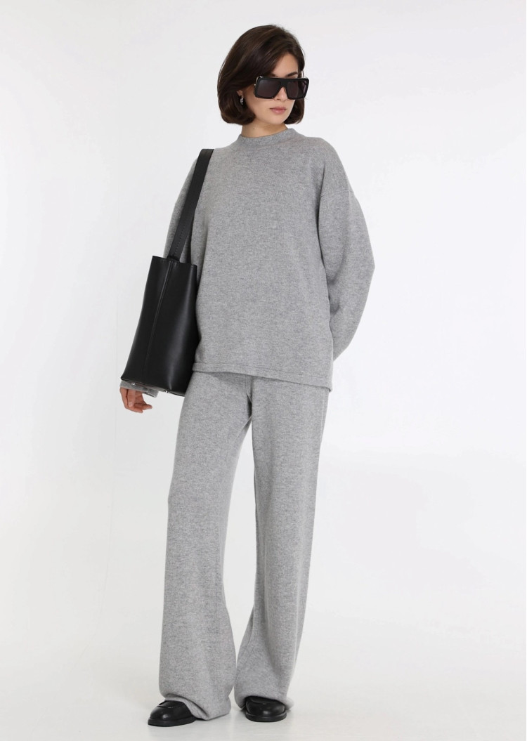 Брюки джерсі Regular Fit для жінок (482475), колір Сірий - №3