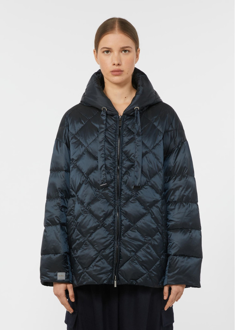 Пуховик тонкий Regular Fit для жінок (482484), колір Синій - №2