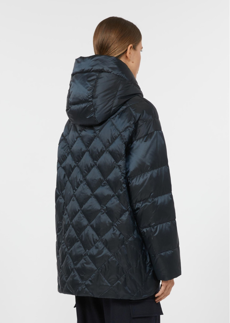 Пуховик тонкий Regular Fit для жінок (482484), колір Синій - №3