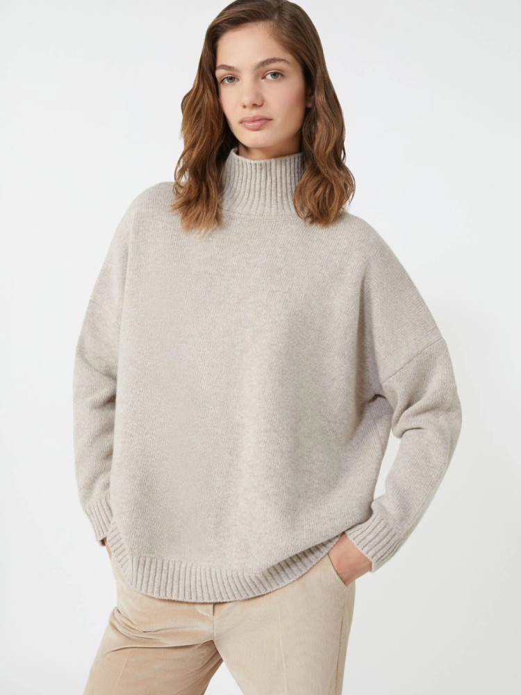 Свитер Regular Fit для женщин (482496), цвет Бежевый - №5