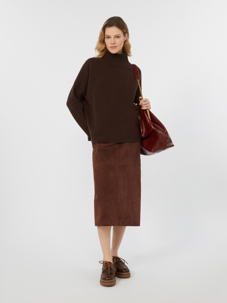 Свитер Relaxed Fit для женщин (482498), цвет Коричневый - №3