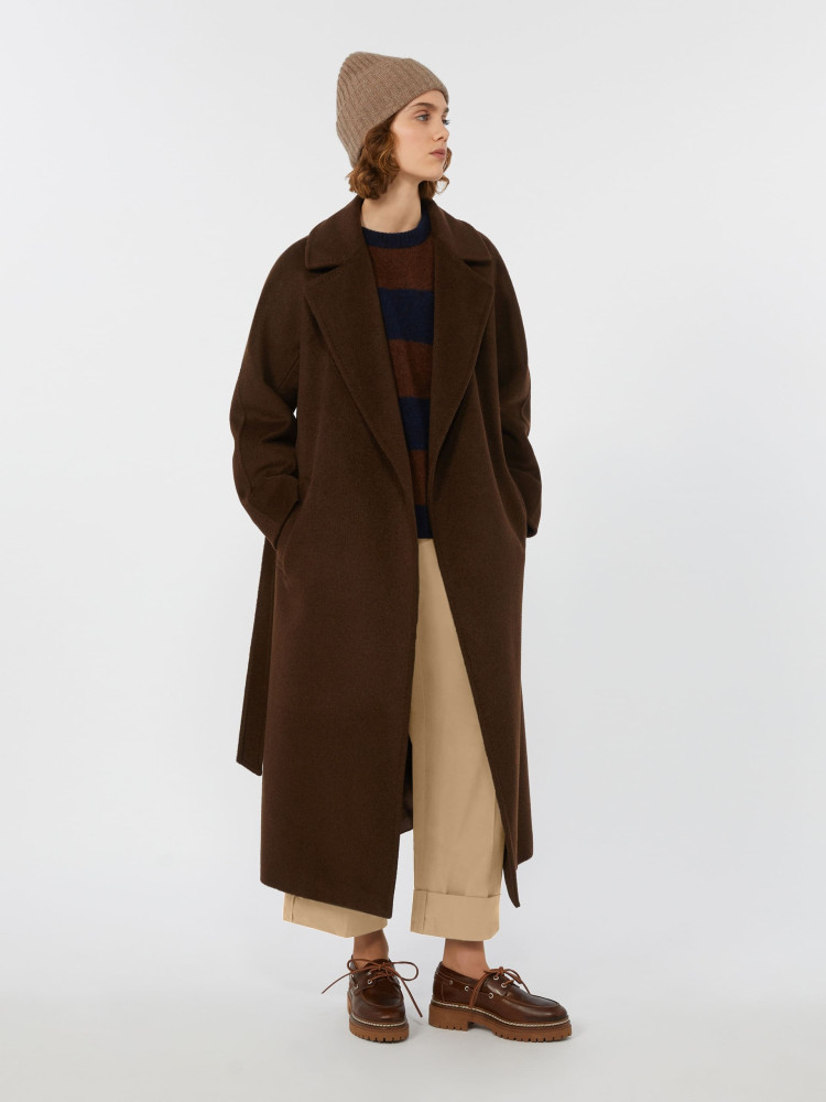 Пальто Regular Fit для женщин (482502), цвет Коричневый - №2