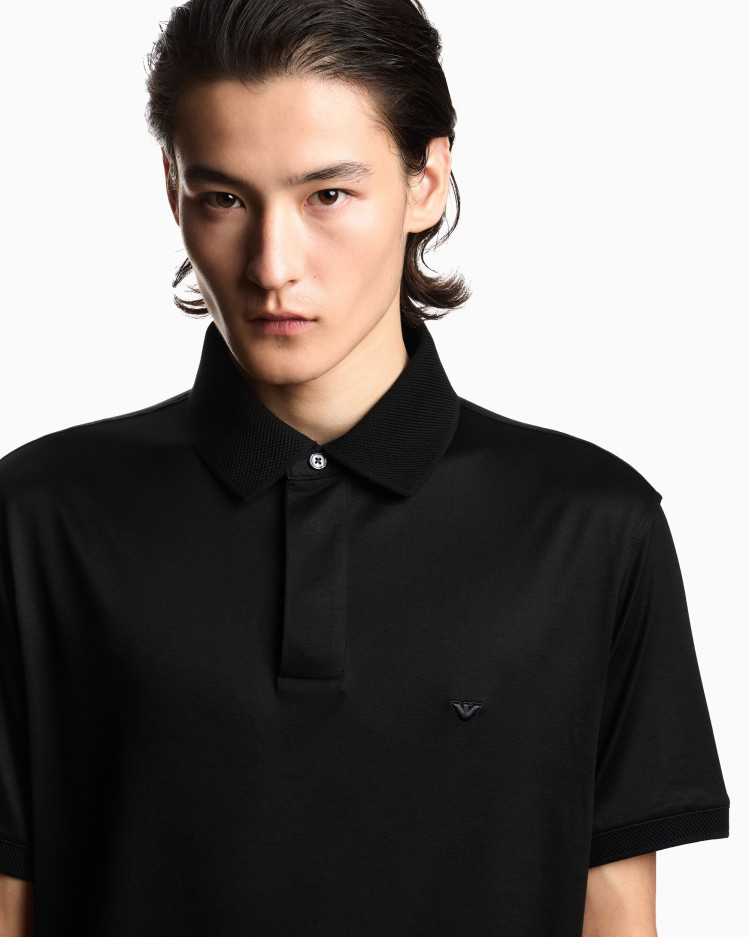 Поло Regular Fit для мужчин (484454), цвет Черный - №5
