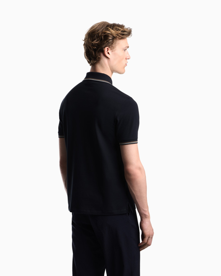 Поло Slim Fit для мужчин (484467), цвет Синий - №4