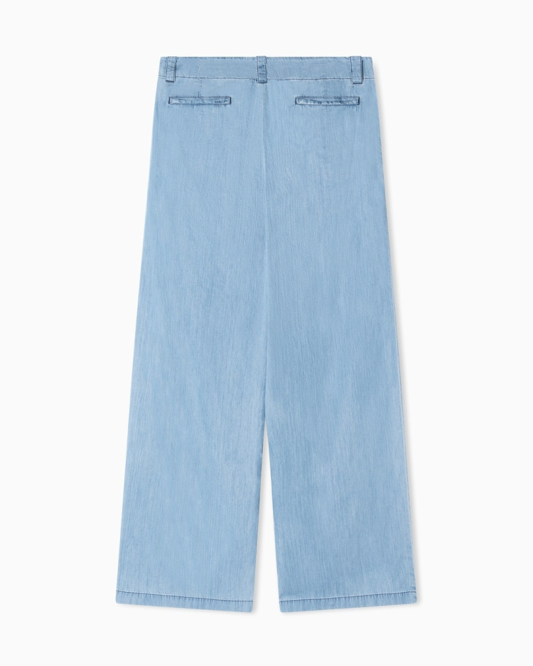 Брюки повседневные Relaxed Fit Высокая для мужчин (484480), цвет Синий - №2