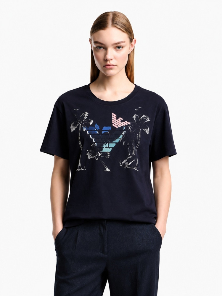Футболка Regular Fit для женщин (484604), цвет Синий - №2