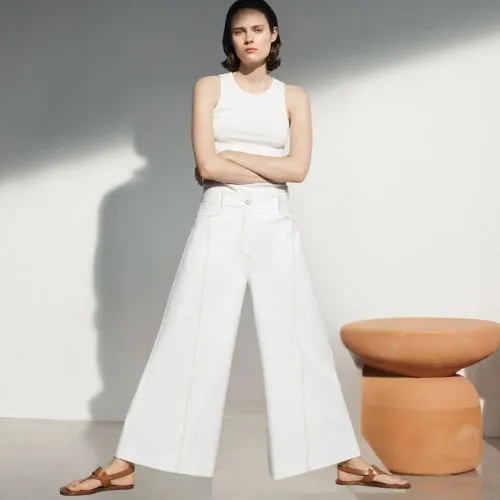 Брюки  джинсы свободного кроя