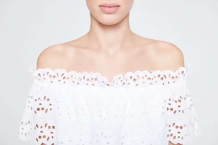 Блуза з коротким рукавом Regular Fit для жінок (454139), колір Білий - №6