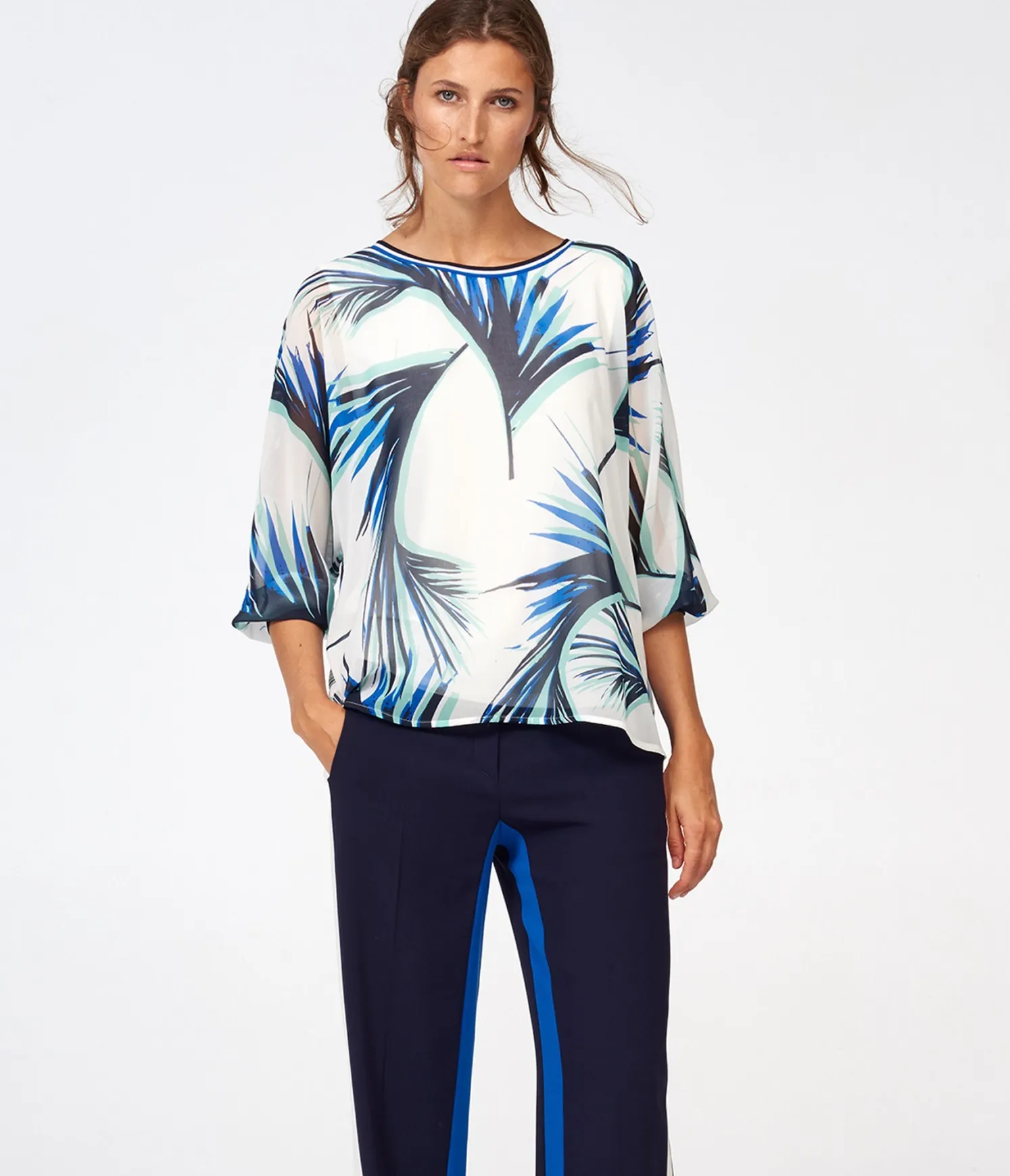 Блуза з рукавом 3/4 Regular Fit