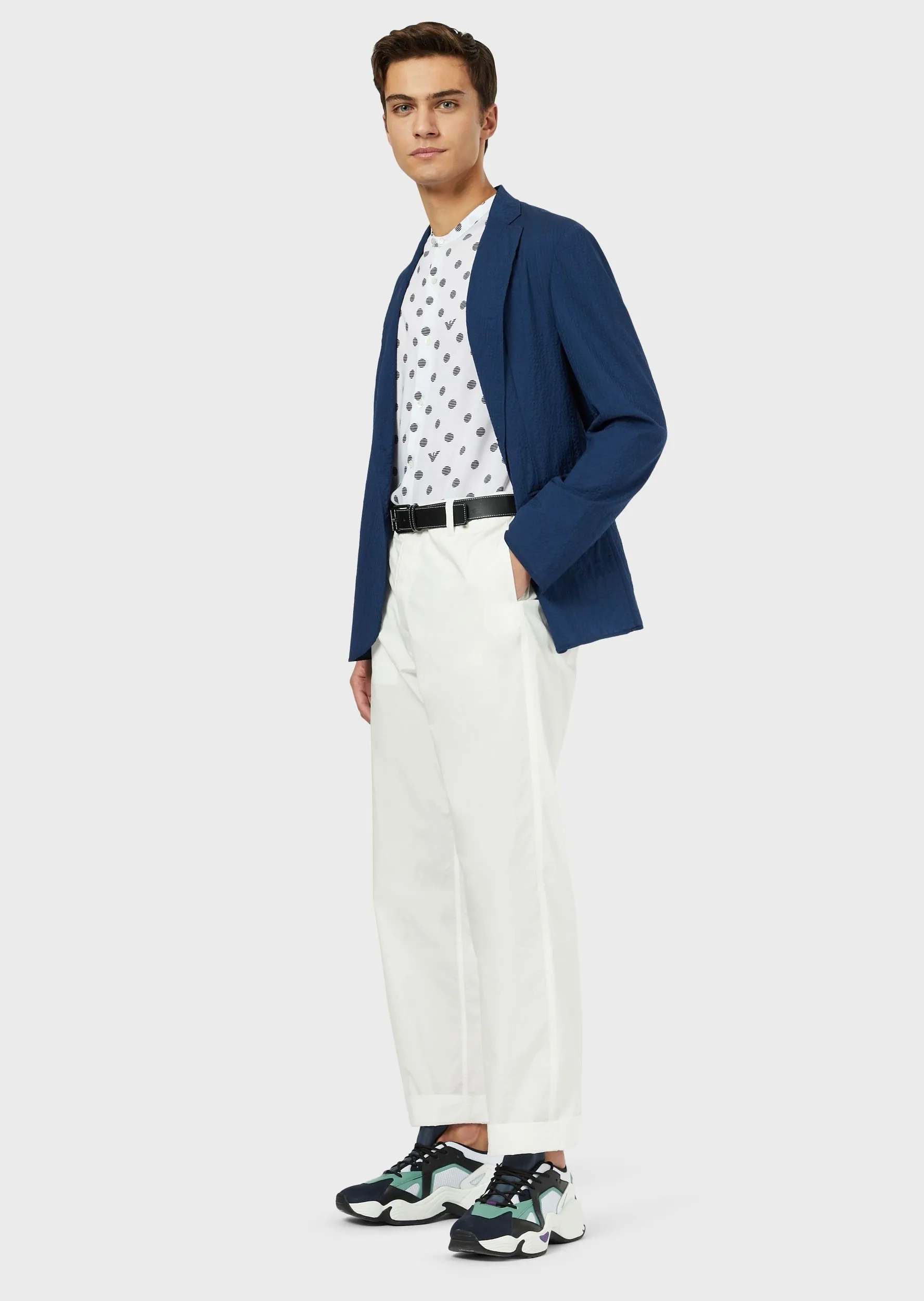 Пиджак кэжуал Slim Fit для мужчин (462157), цвет Синий - №3