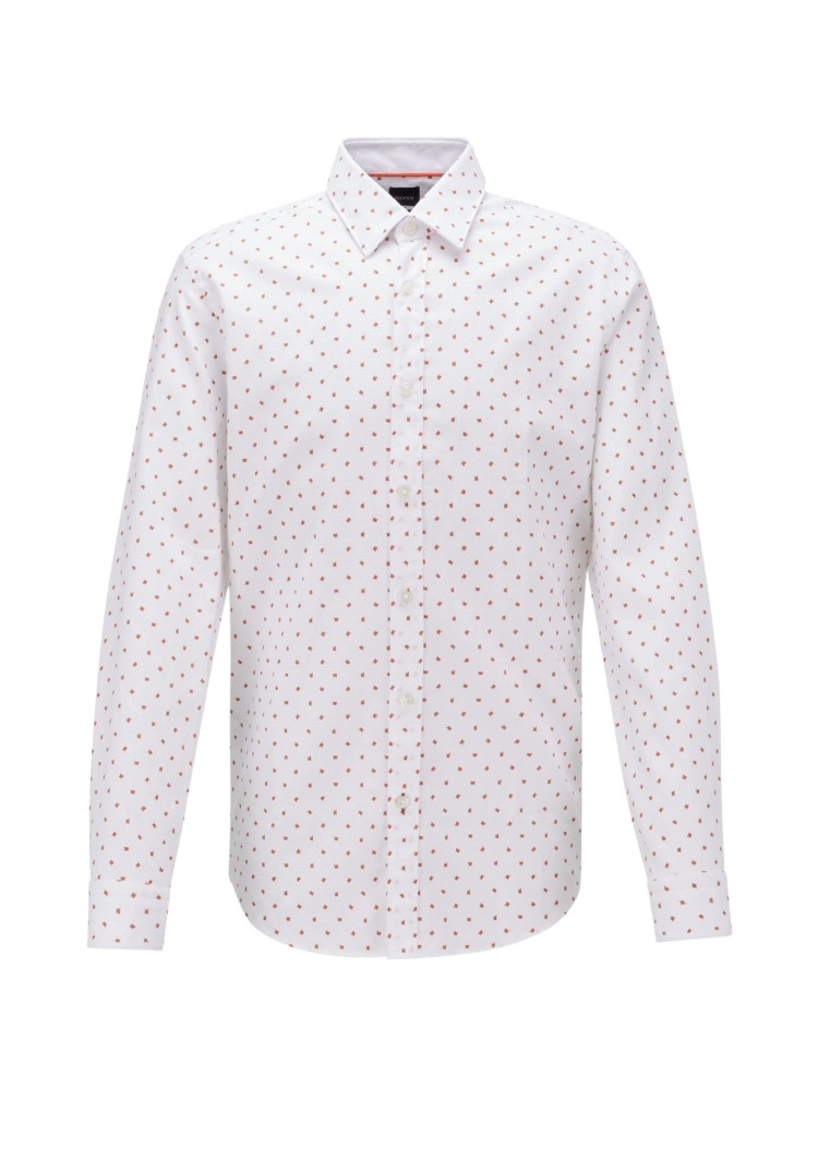 сорочка ділова Regular Fit для чоловіків (462493), колір Білий - №1