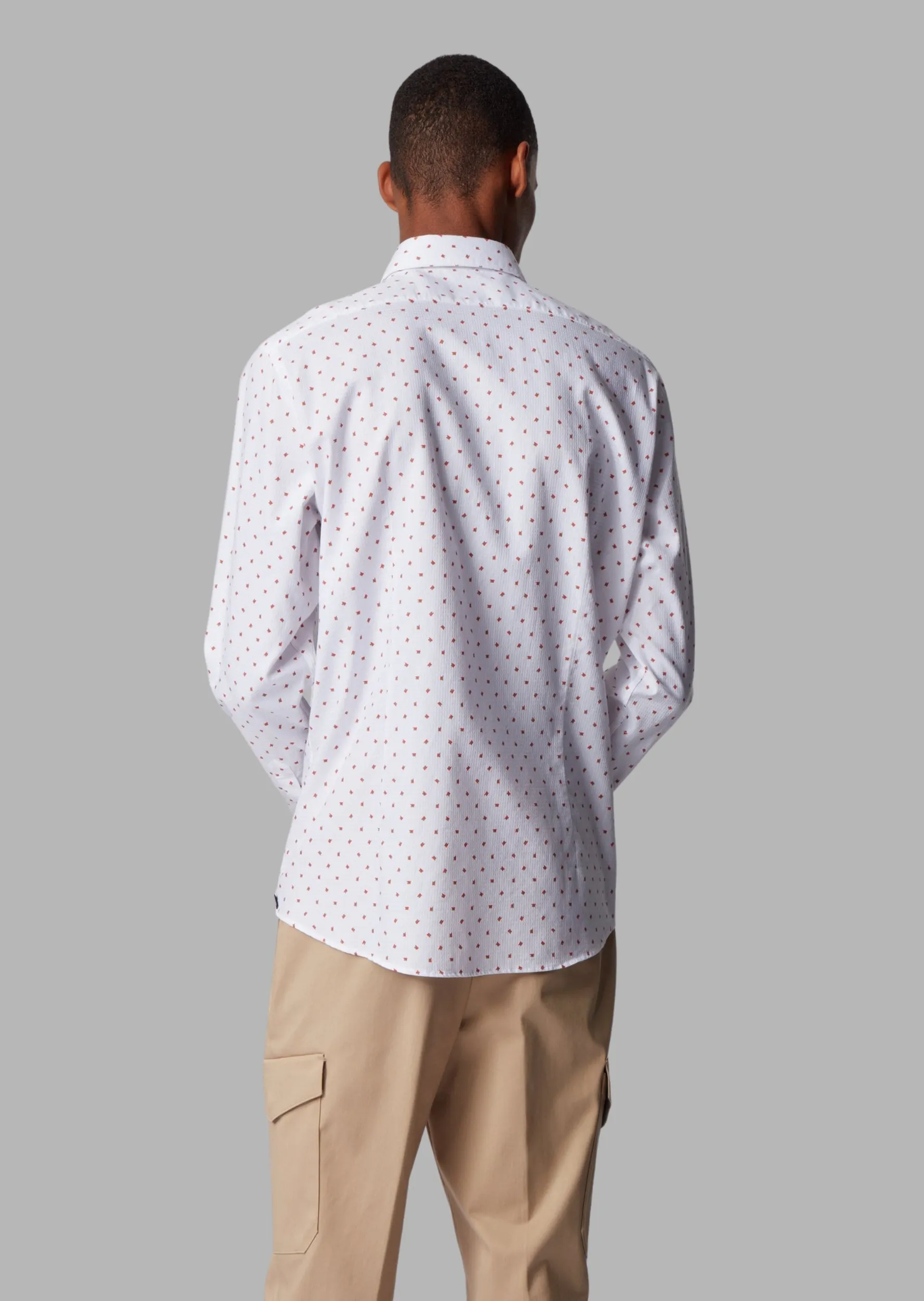 Сорочка деловая Regular Fit для мужчин (462493), цвет Белый - №4