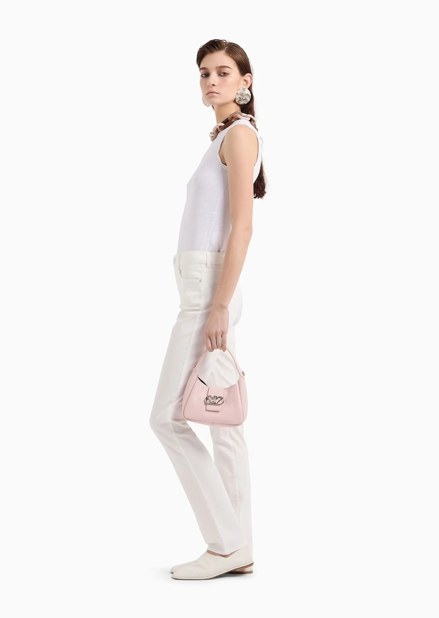 Брюки 5 карманів Extra slim Extra Slim Fit Середня для жінок (462697), колір Білий - №2