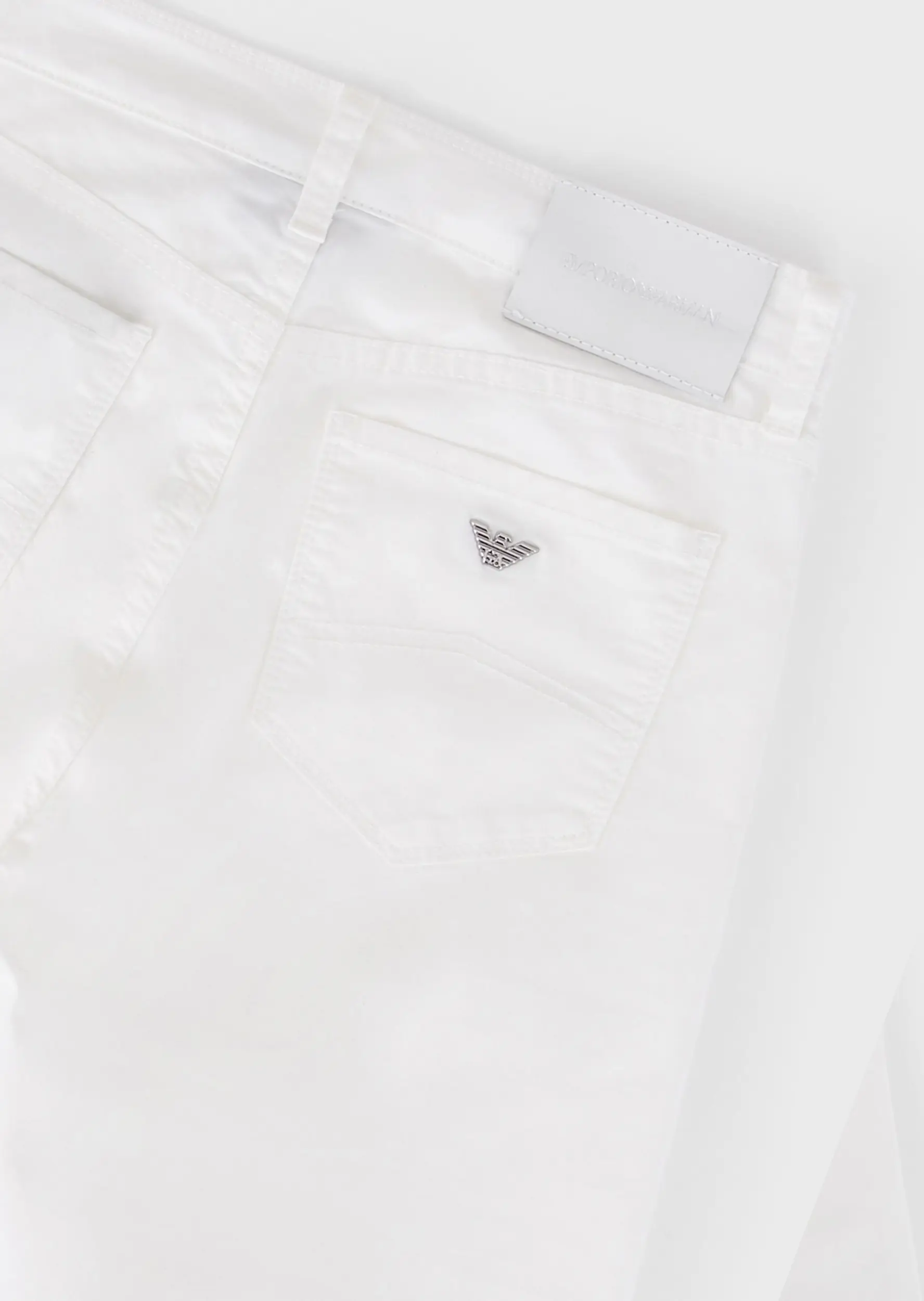 Брюки 5 карманів Extra slim Extra Slim Fit Середня для жінок (462697), колір Білий - №3