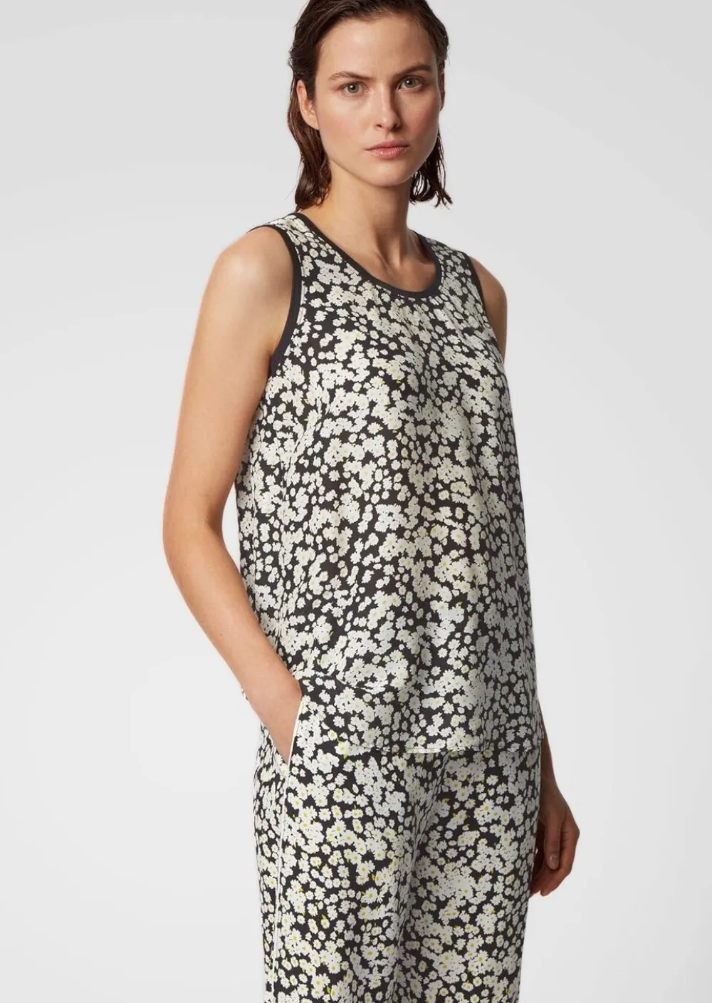 Блуза топ Regular Fit для женщин (463063), цвет Черный - №2