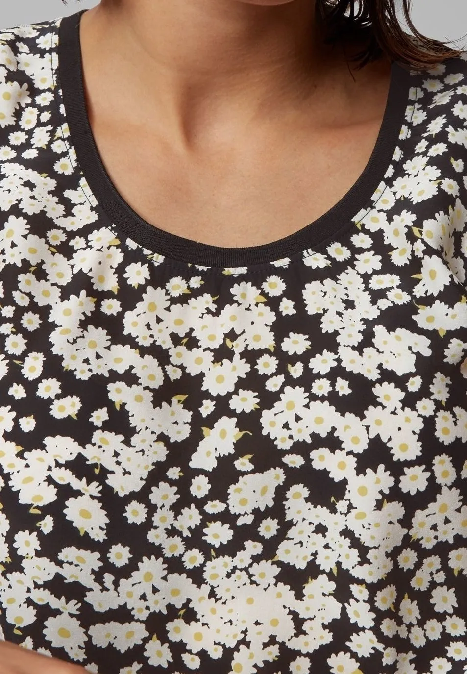 Блуза топ Regular Fit для женщин (463063), цвет Черный - №6