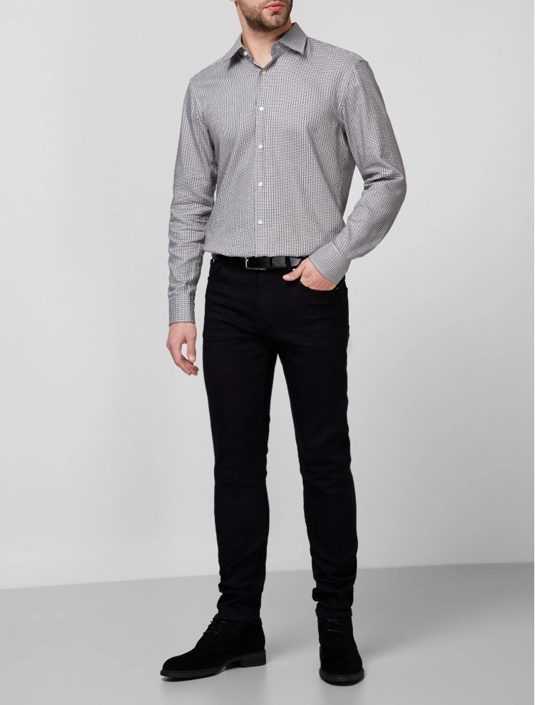 Сорочка повседневная Slim Fit для мужчин (467112), цвет Белый - №3