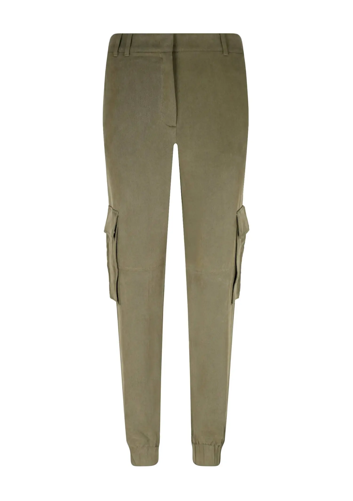 Брюки повсякденні Relaxed Fit для жінок (468177), колір Оливковий - №1